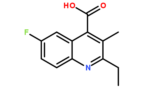 2-乙基-6-氟-3-甲基喹啉-4-羧酸
