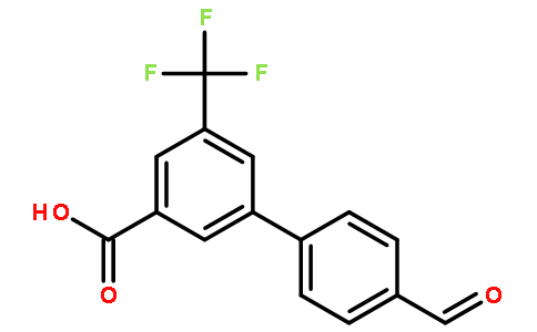 4-甲酰基-5-(三氟甲基)-[1,1-联苯]-3-羧酸