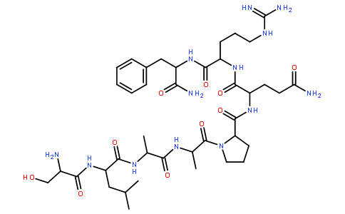L-Seryl-L-leucyl-L-alanyl-L-alanyl-L-prolyl-L-glutaminyl-L-arginy l-L-phenylalaninamide