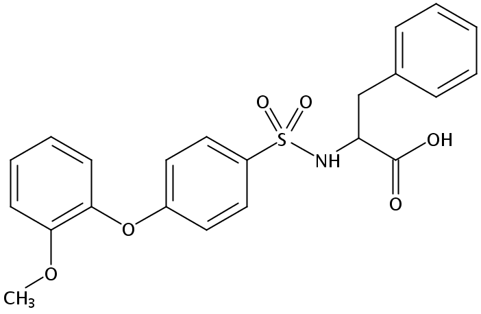 N-[4-(2-甲氧基苯氧基)苯基磺酰基]-DL-苯基丙氨酸