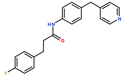 3-(4-氟苯基)-n-(4-(吡啶-4-甲基)苯基)丙酰胺
