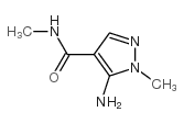 5-amino-N,1-dimethylpyrazole-4-carboxamide