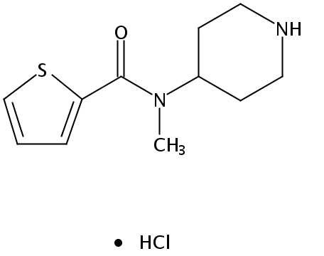 N-Methyl-N-(piperidin-4-yl)thiophene-2-carboxamide hydrochloride