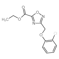 Ethyl 3-[(2-chlorophenoxy)methyl]-1,2,4-oxadiazole-5-carboxylate