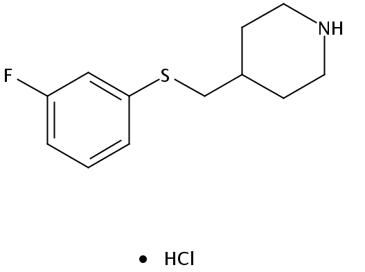 4-(((3-Fluorophenyl)thio)methyl)piperidine hydrochloride