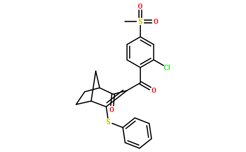 3-(2-氯-4-甲基苯甲酰基)-4-苯基硫代双环[3,2,1]-2-辛烯-4-酮