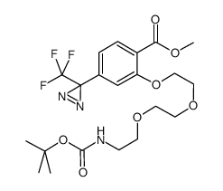 methyl 2-[2-[2-[2-[(2-methylpropan-2-yl)oxycarbonylamino]ethoxy]ethoxy]ethoxy]-3-[3-(trifluoromethyl)diazirin-3-yl]benzoate
