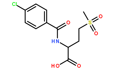 2-[(4-CHLOROBENZOYL)AMINO]-4-(METHYLSULFONYL)BUTANOIC ACID
