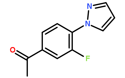 3-氟-4-(1-吡唑基)苯乙酮