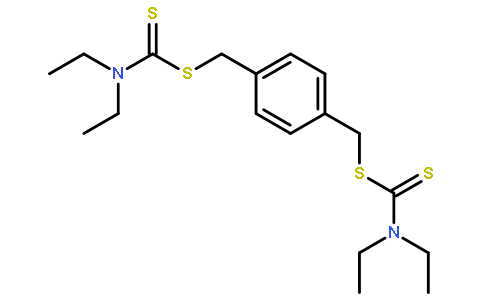 p-亚二甲苯双(N,N-二乙基二硫代氨基甲酸盐)