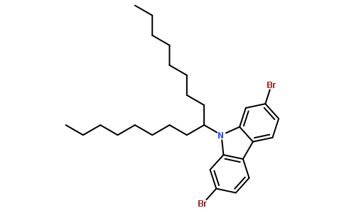 2,7-二溴-9-(1-辛基壬基)-9H-咔唑