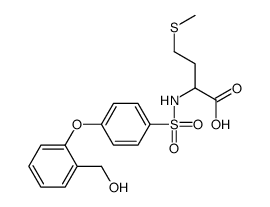 N-({4-[2-(Hydroxymethyl)phenoxy]phenyl}sulfonyl)methionine