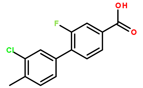 3-氯-2-氟-4-甲基-[1,1-联苯]-4-羧酸