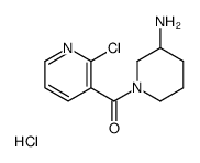 (3-Aminopiperidin-1-yl)(2-chloropyridin-3-yl)methanone hydrochloride