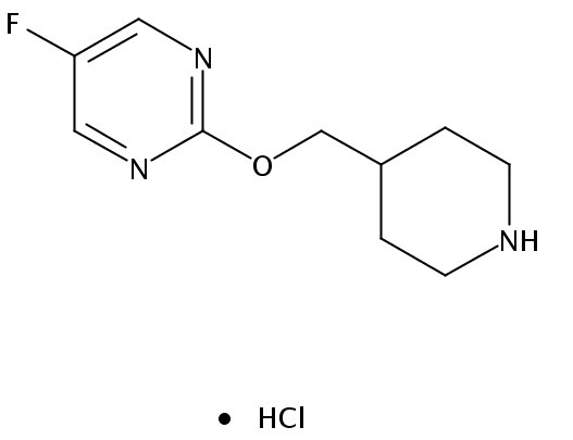 5-Fluoro-2-(piperidin-4-ylmethoxy)pyrimidine hydrochloride