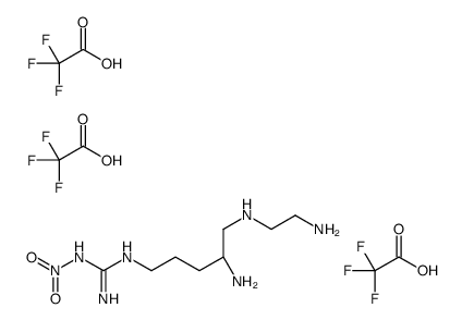 N-(4S)-(4-amino-5-[aminoethyl]aminopentyl)-N′-nitroguanidine tris(trifluoroacetate) salt