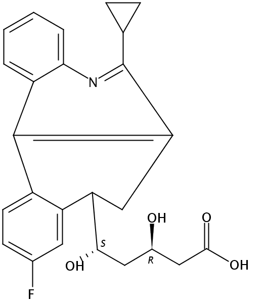 (3R,5S)-5-(6-Cyclopropyl-10-fluoro-7,8-dihydrobenzo[k]phenanthridin-8-yl)-3,5-dihydroxypentanoic Acid