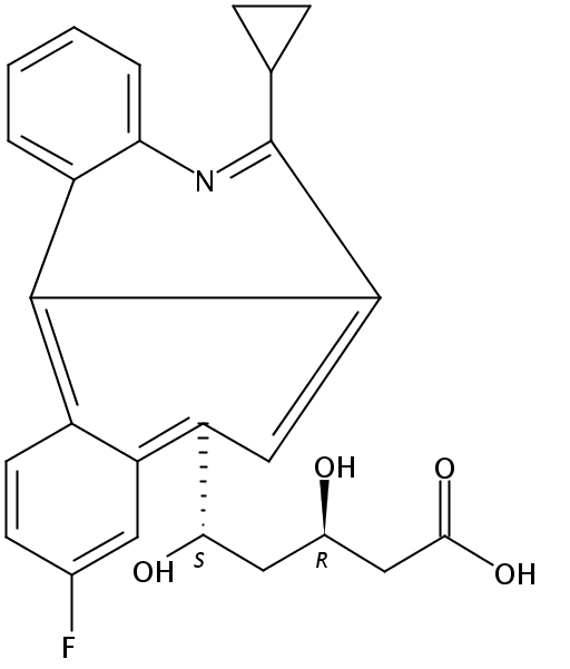 (3R,5S)-5-(6-Cyclopropyl-10-fluorobenzo[k]phenanthridin-8-yl)-3,5-dihydroxypentanoic Acid