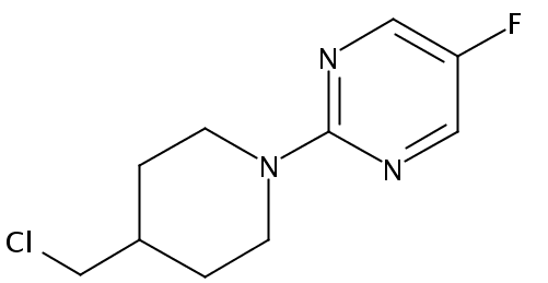 2-(4-(Chloromethyl)piperidin-1-yl)-5-fluoropyrimidine