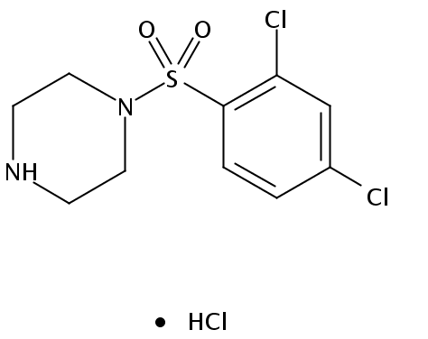 1-((2,4-Dichlorophenyl)sulfonyl)piperazine hydrochloride