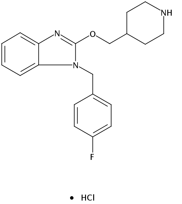 1-(4-Fluorobenzyl)-2-(piperidin-4-ylmethoxy)-1H-benzo[d]imidazole hydrochloride