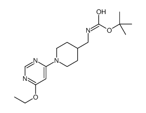 tert-Butyl ((1-(6-ethoxypyrimidin-4-yl)piperidin-4-yl)methyl)carbamate