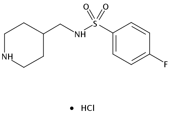 4-Fluoro-N-(piperidin-4-ylmethyl)benzenesulfonamide hydrochloride