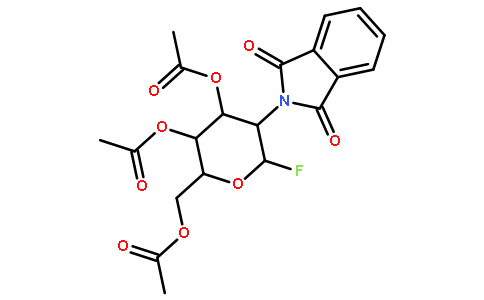 2-脱氧-2-邻苯二甲酰亚氨基-3,4,6-三邻乙酰基-alpha-d-吡喃葡萄糖氟化物