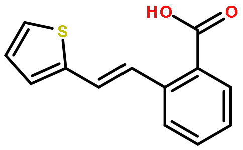 2-[Β(2-噻吩基)乙烯基]苯甲酸