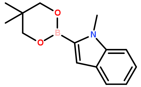 1-甲基吲哚-2-硼酸新戊二醇酯