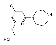 1-(6-Chloro-2-(methylthio)pyrimidin-4-yl)-1,4-diazepane hydrochloride