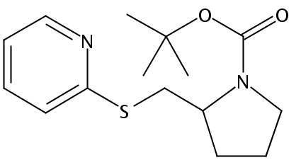 tert-Butyl 2-((pyridin-2-ylthio)methyl)pyrrolidine-1-carboxylate