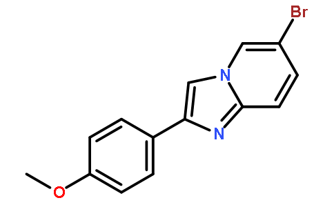 6-溴-2-(4-甲氧基苯基)咪唑并[1,2-a]吡啶