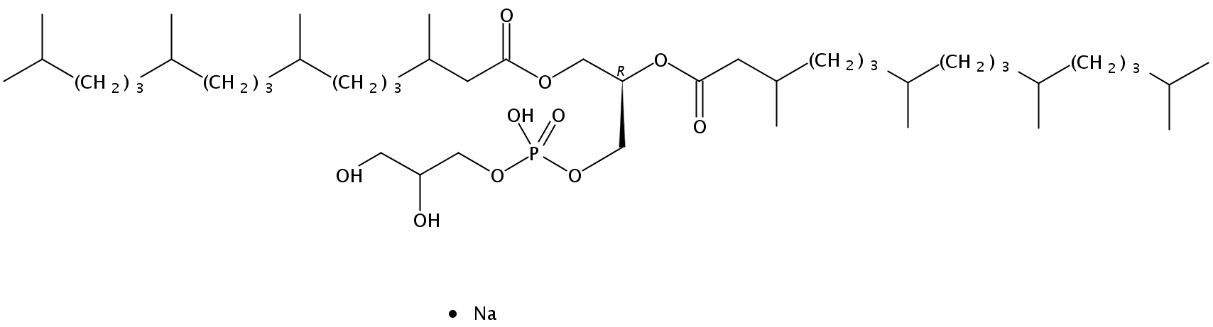 1,2-diphytanoyl-sn-glycero-3-phospho-(1'-rac-glycerol) (sodium salt)