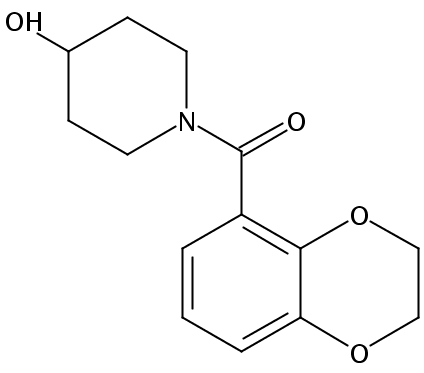 (2,3-Dihydrobenzo[b][1,4]dioxin-5-yl)(4-hydroxypiperidin-1-yl)methanone