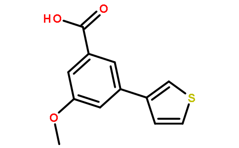 3-甲氧基-5-(噻吩-3-基)苯甲酸