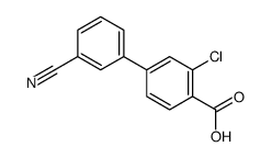 2-chloro-4-(3-cyanophenyl)benzoic acid