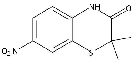 2H-1,4-Benzothiazin-3(4H)-one, 2,2-dimethyl-7-nitro-