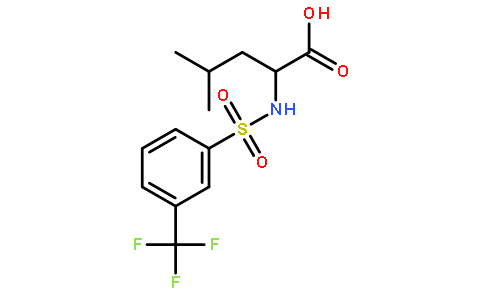 n-[[3-(三氟甲基)苯基]磺酰基]-亮氨酸