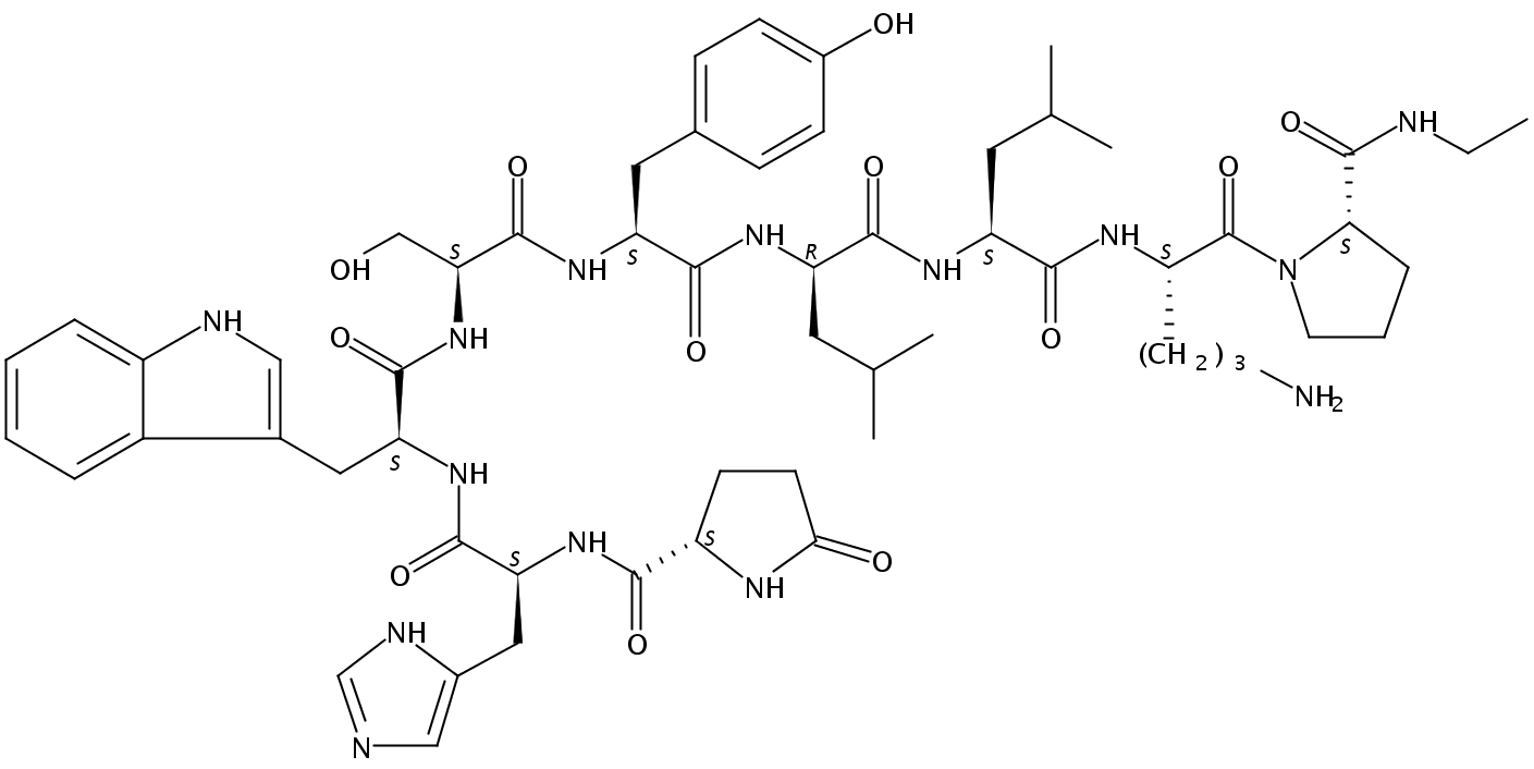 (Des-Gly¹⁰,D-Leu⁶,Orn⁸,Pro-NHEt⁹)-LHRH