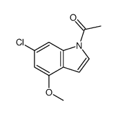1-(6-chloro-4-methoxyindol-1-yl)ethanone