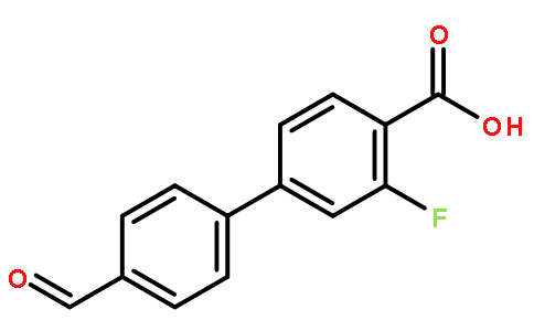 3-氟-4-甲酰基-[1,1-联苯]-4-羧酸
