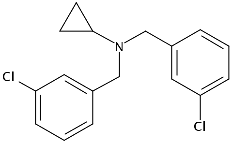 N,N-Bis(3-chlorobenzyl)cyclopropanamine