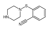 2-piperazin-1-ylsulfanylbenzonitrile