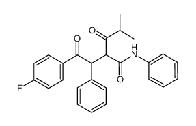 2-[2-(4-氟-苯基)-2-氧代-1-苯基-乙基]-4-甲基-3-氧代-戊酸苯酰胺