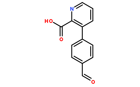 3-(4-甲酰基苯基)吡啶甲酸