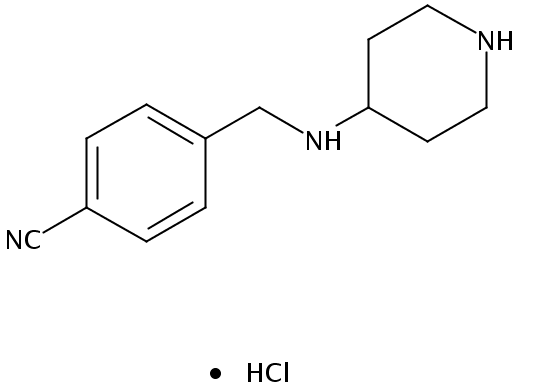 4-((Piperidin-4-ylamino)methyl)benzonitrile hydrochloride