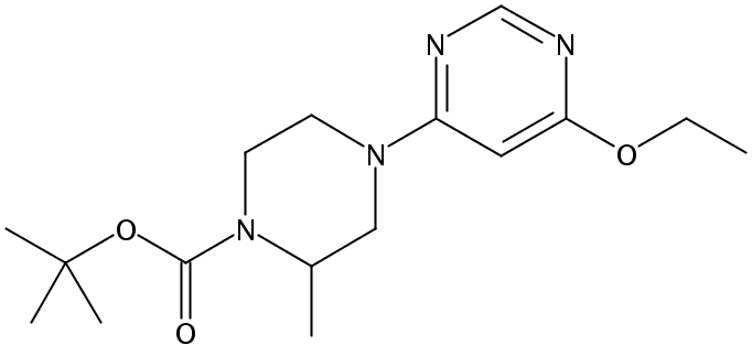 tert-Butyl 4-(6-ethoxypyrimidin-4-yl)-2-methylpiperazine-1-carboxylate