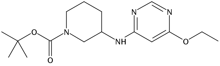 tert-Butyl 3-((6-ethoxypyrimidin-4-yl)amino)piperidine-1-carboxylate