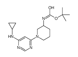tert-Butyl (1-(6-(cyclopropylamino)pyrimidin-4-yl)piperidin-3-yl)carbamate